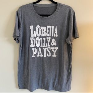 Dolly Patsy Loretta Tshirt Sz XL